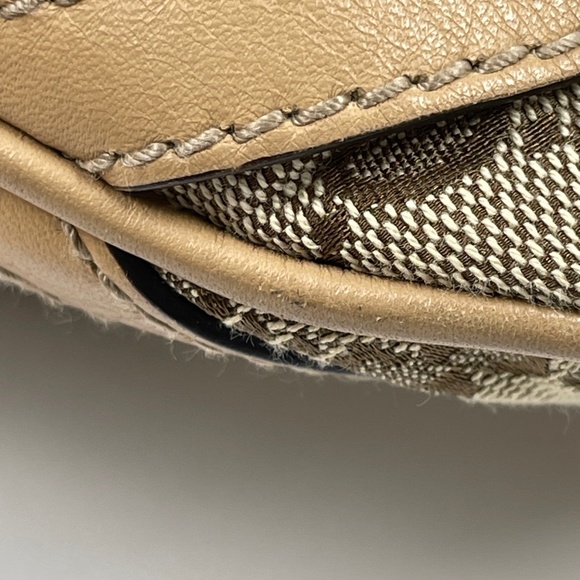 Gucci GG Pattern Abby Logo Diagonal Shoulder Bag GG Canvas Beige - Picture 2 of 6